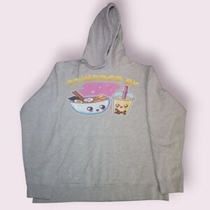 Powered By Ramen And Boba Hoodie